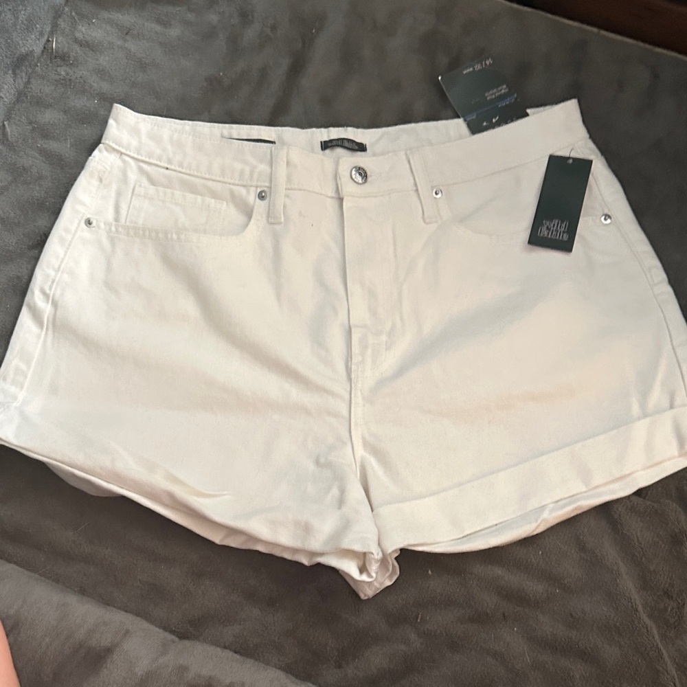 Wild Fable Cream Jean Shorts